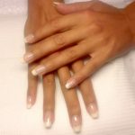 Wedding French manicure gelcolor